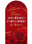 Painel Tecido Vermelho Romano Mãe - imagem 2