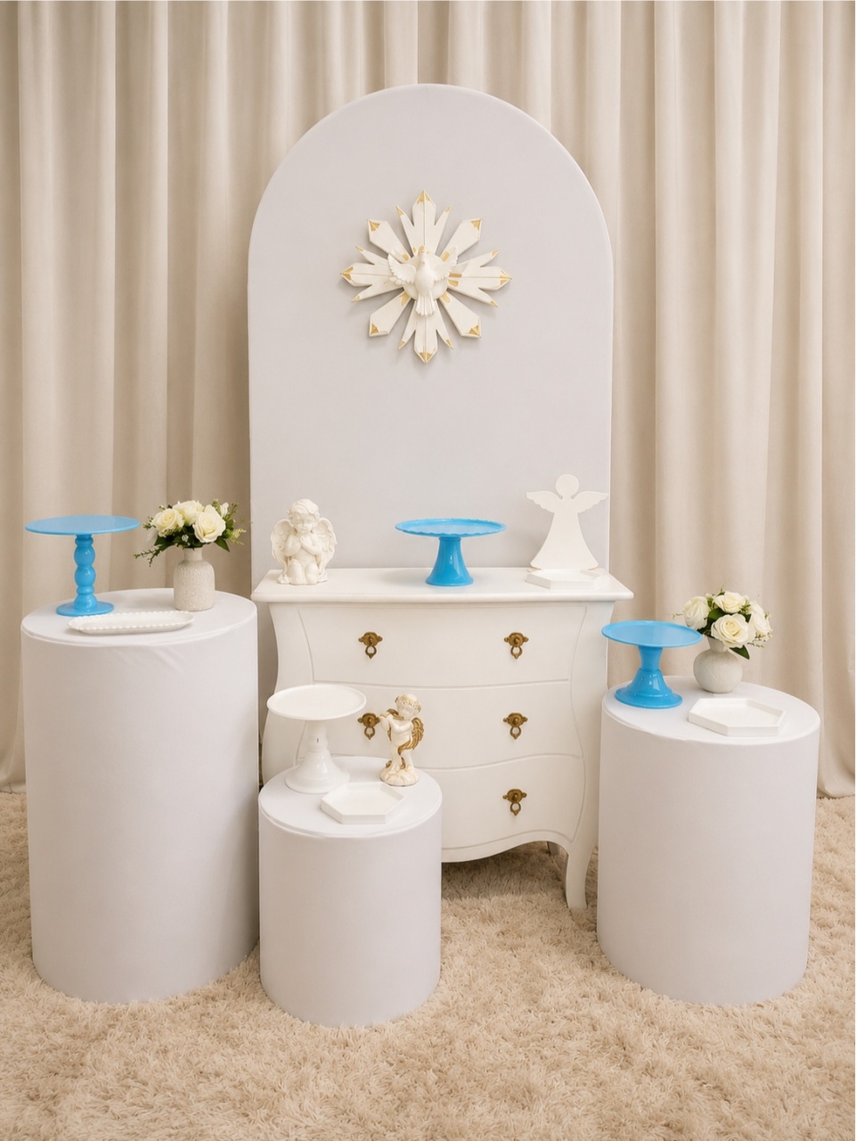 Batizado Menino -  Jenaina Decoração e Locação 