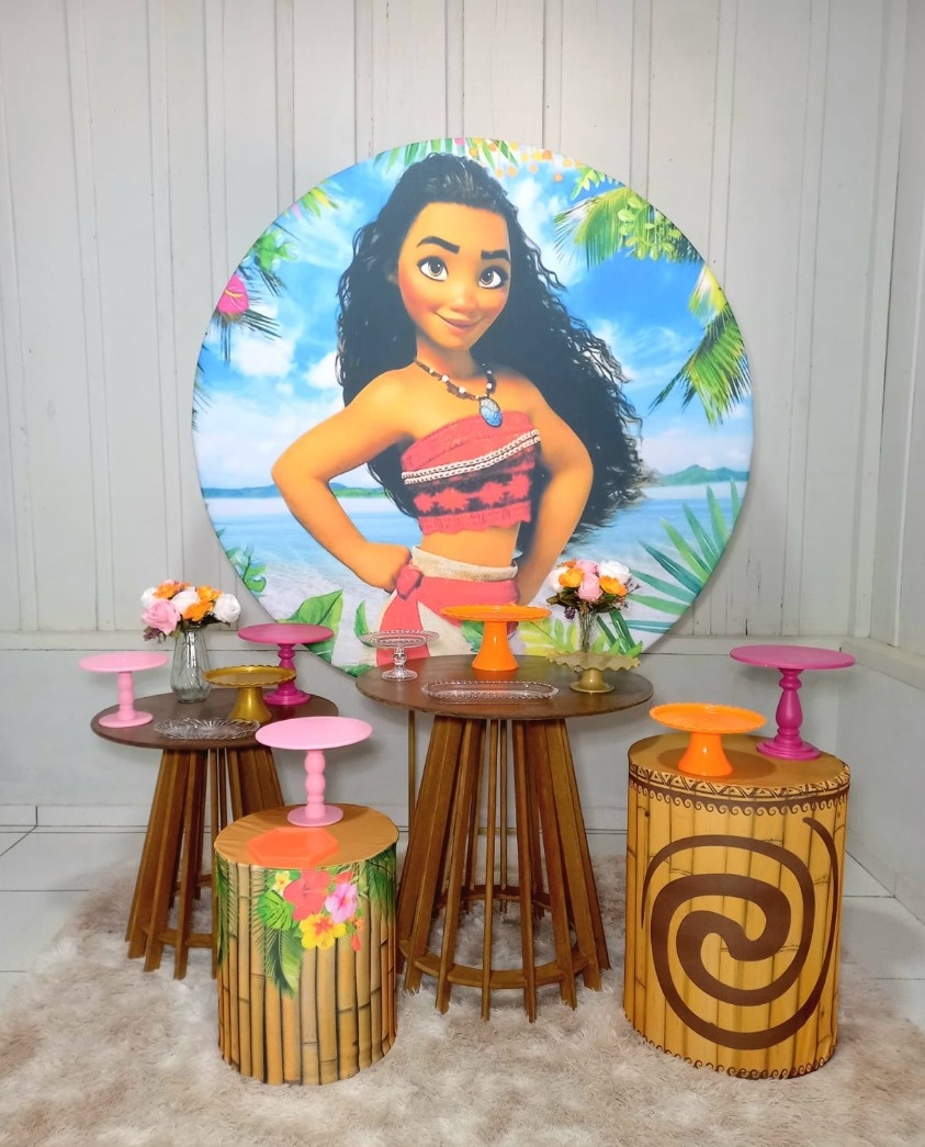 Moana  Rústico  -  Jenaina Decoração e Locação 