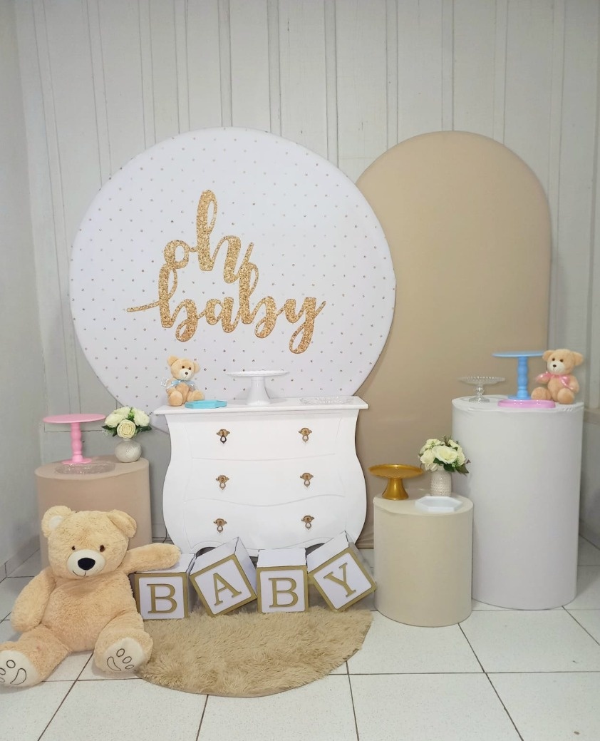 Chá Revelação Oh Baby Avançado  -  Jenaina Decoração e Locação 
