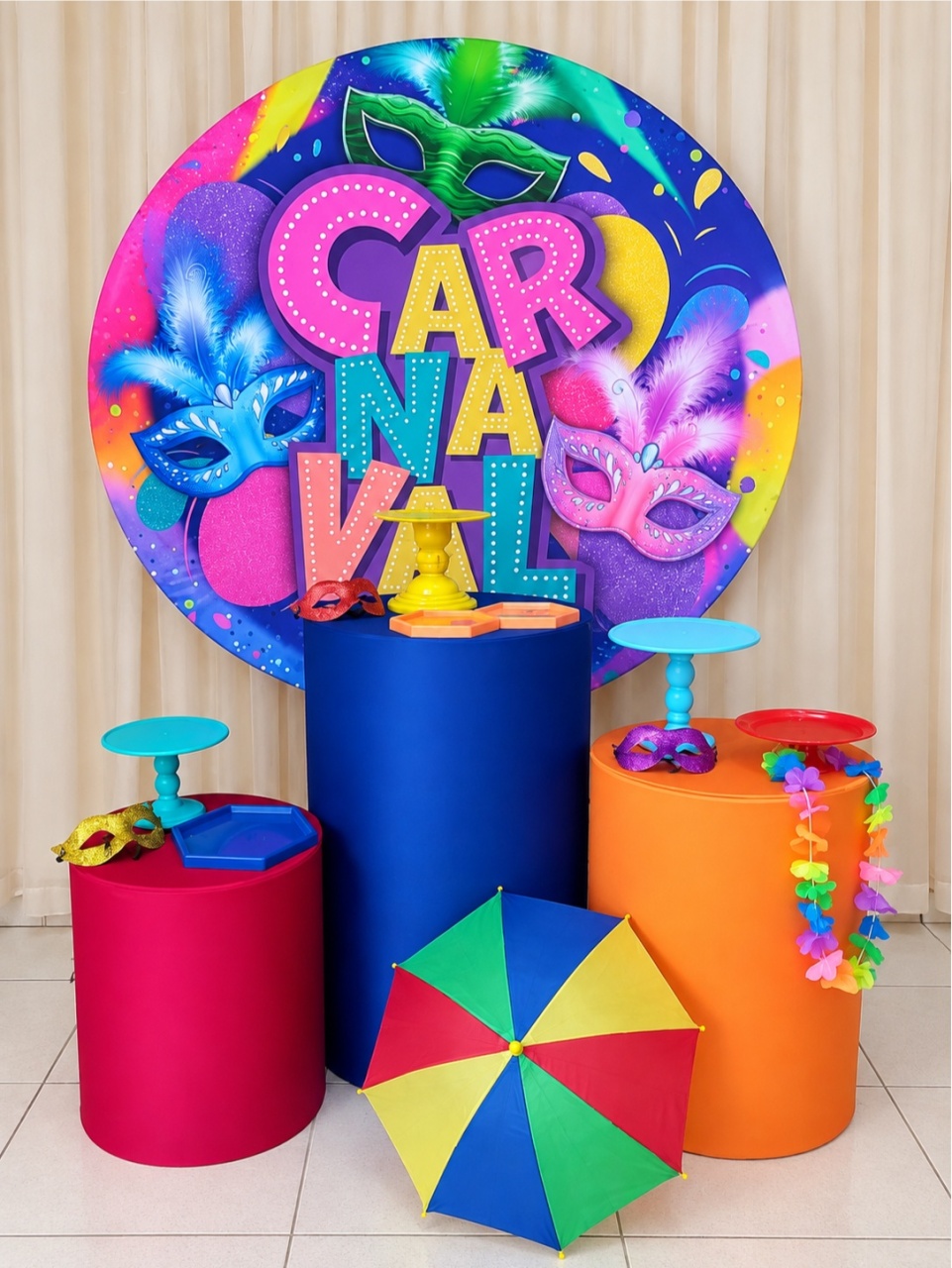 Kit Carnaval Básico -  Jenaina Decoração e Locação 