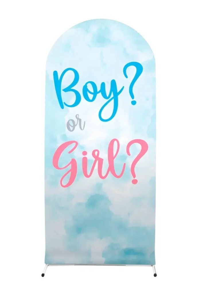 Painel Tecido Romano Boy Ou Girl -  Jenaina Decoração e Locação 