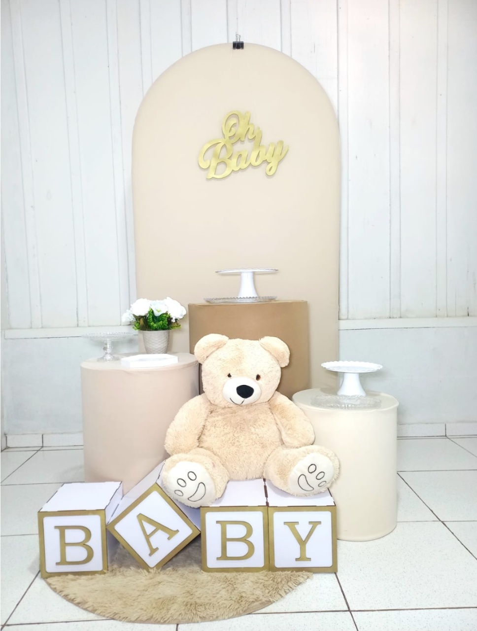 Chá de Bebê Baby -  Jenaina Decoração e Locação 