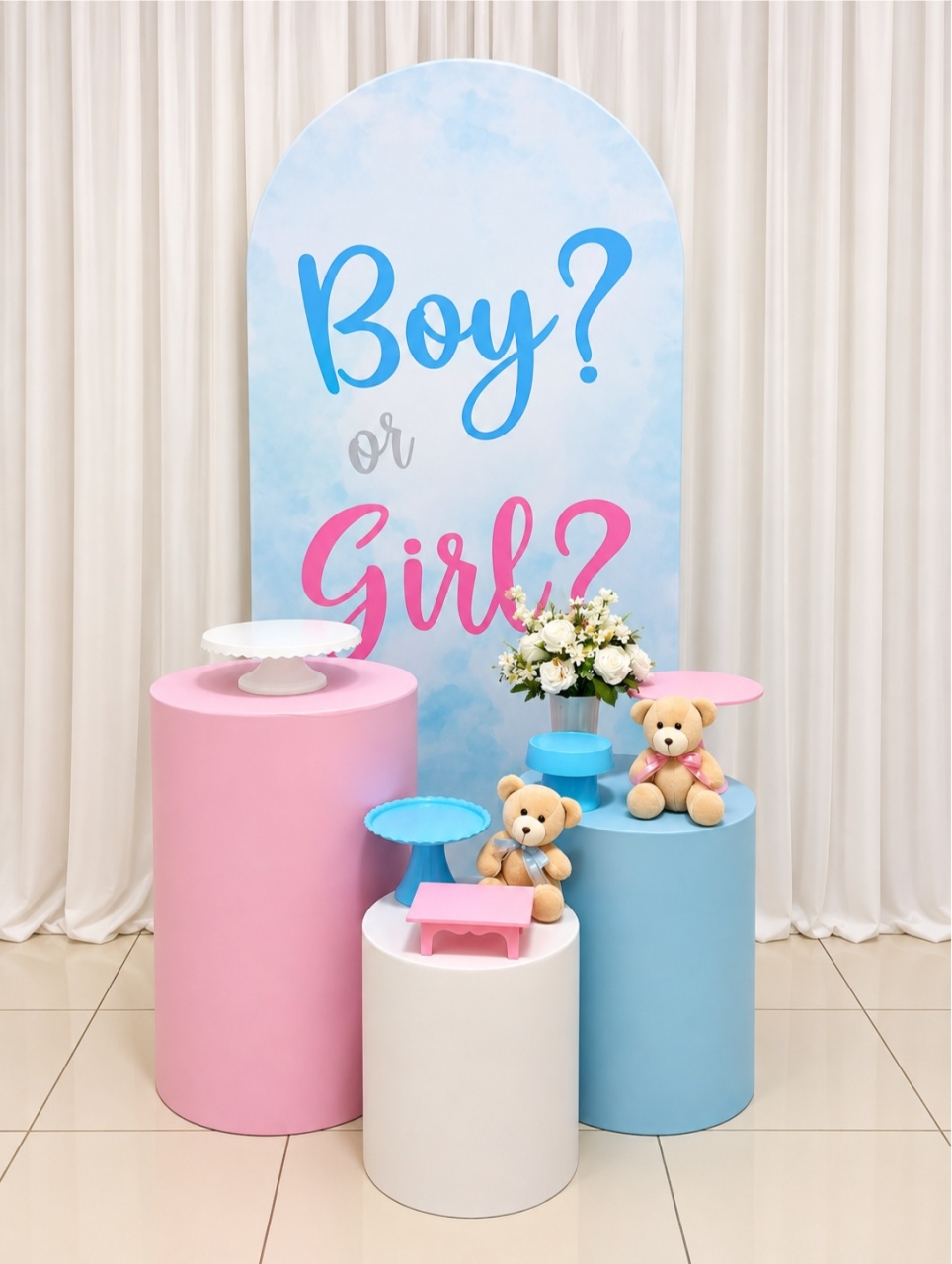 Boy Or Girl Revelação -  Jenaina Decoração e Locação 