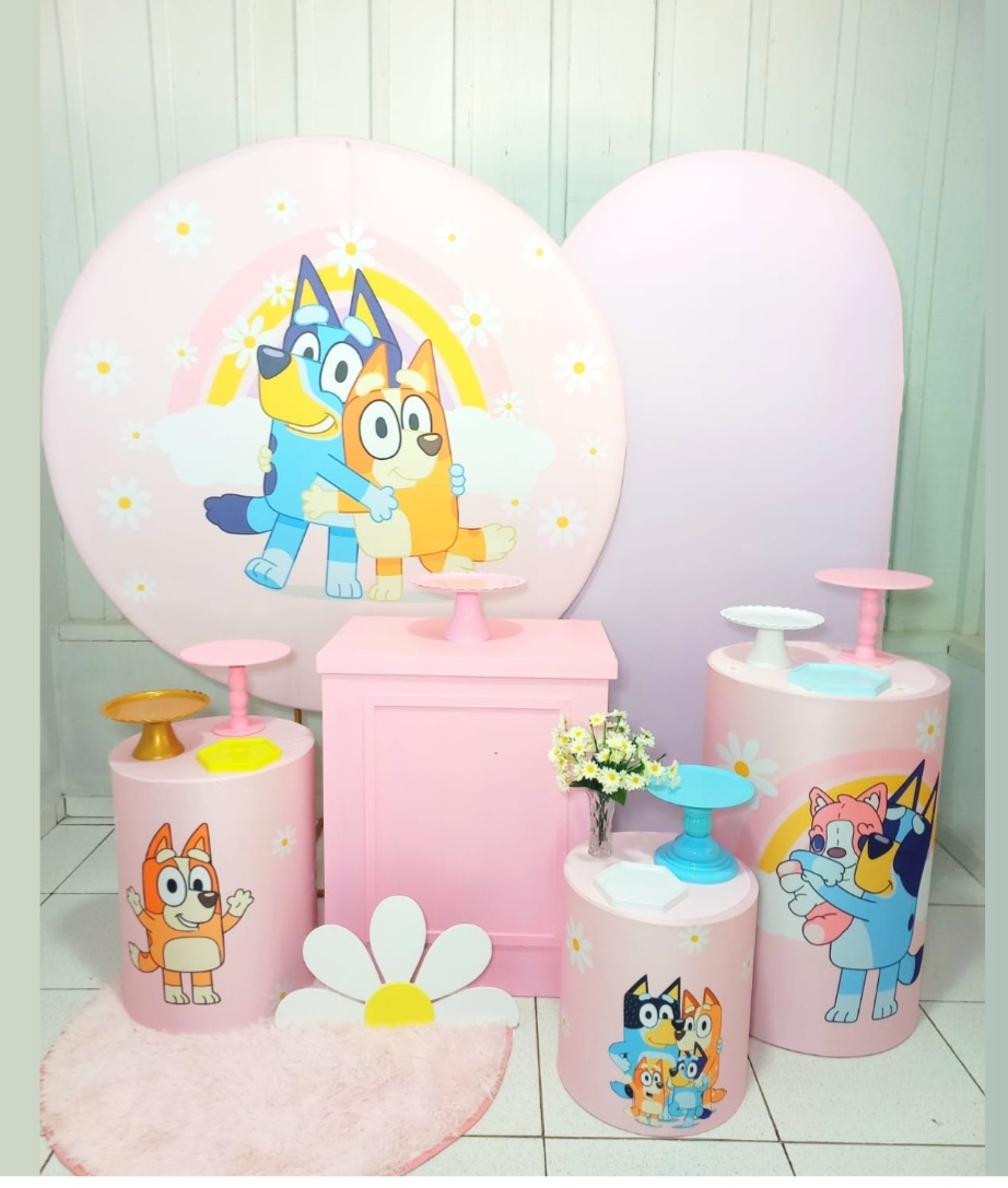 Bingo E Bluey Avançado -  Jenaina Decoração e Locação 