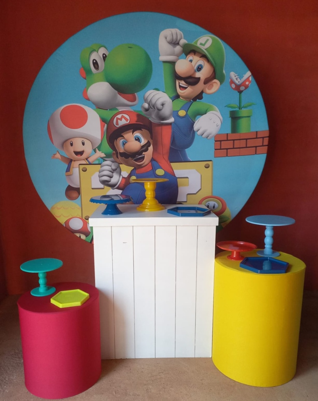 Kit Super Mario Intermediário  -  Jenaina Decoração e Locação 