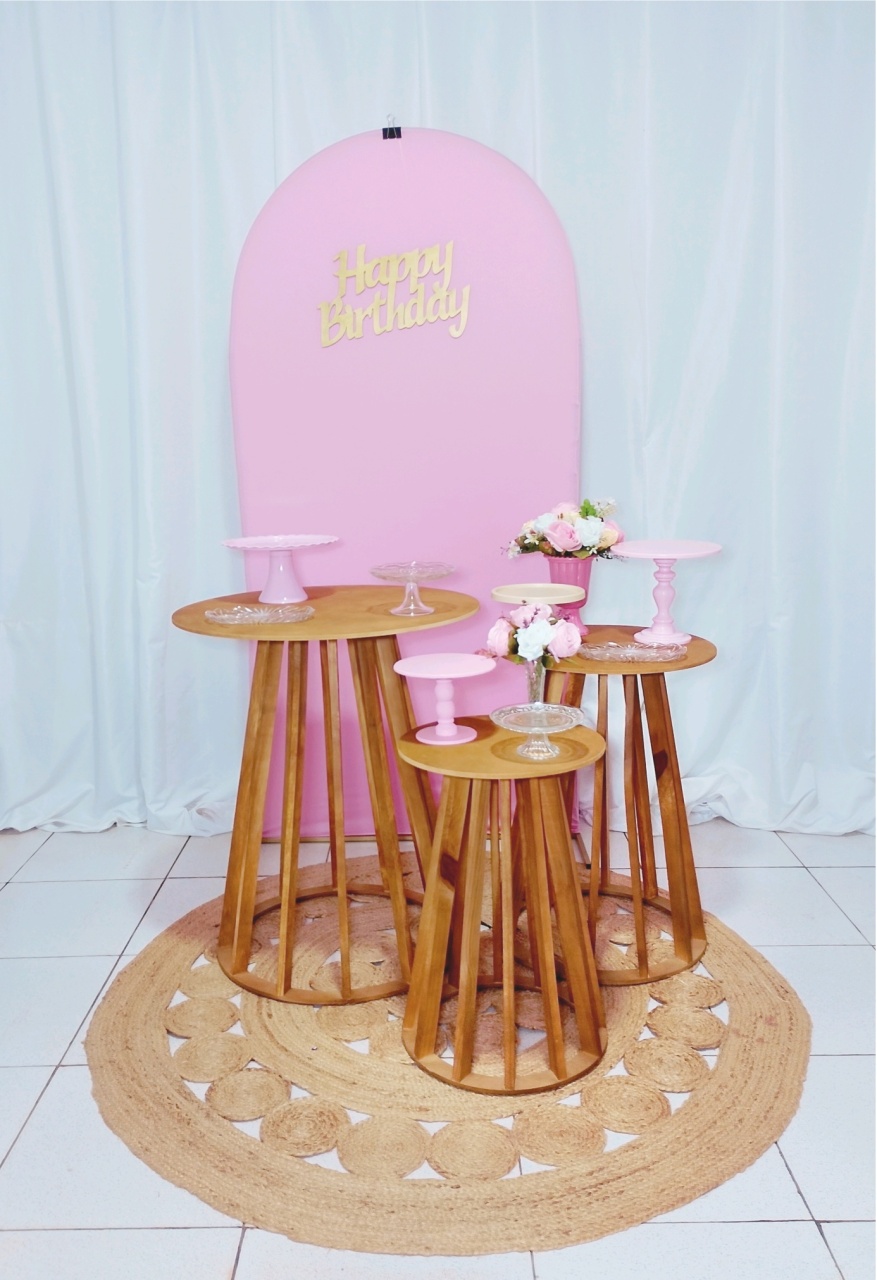 Kit Rosa -  Jenaina Decoração e Locação 