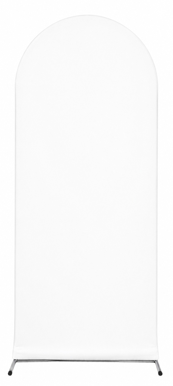 Painel Tecido Romano Branco -  Jenaina Decoração e Locação 