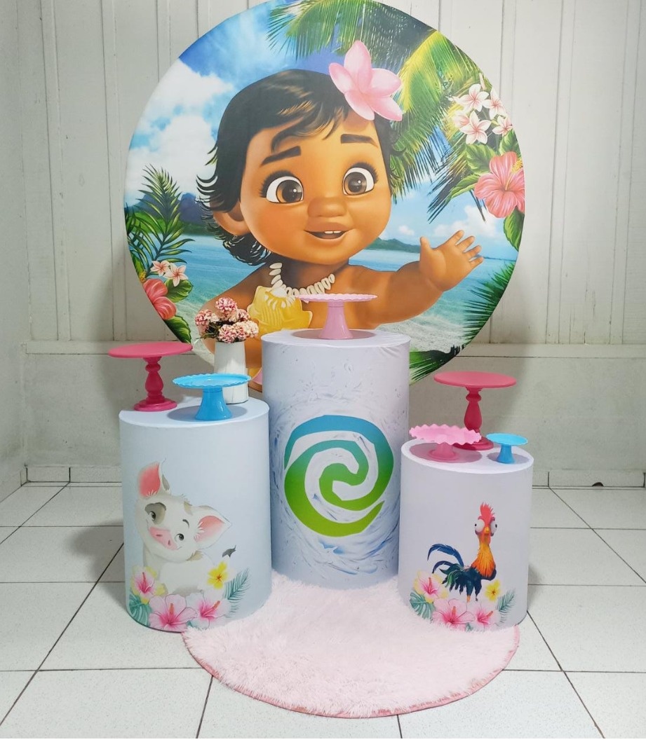 Moana Baby Básico  -  Jenaina Decoração e Locação 