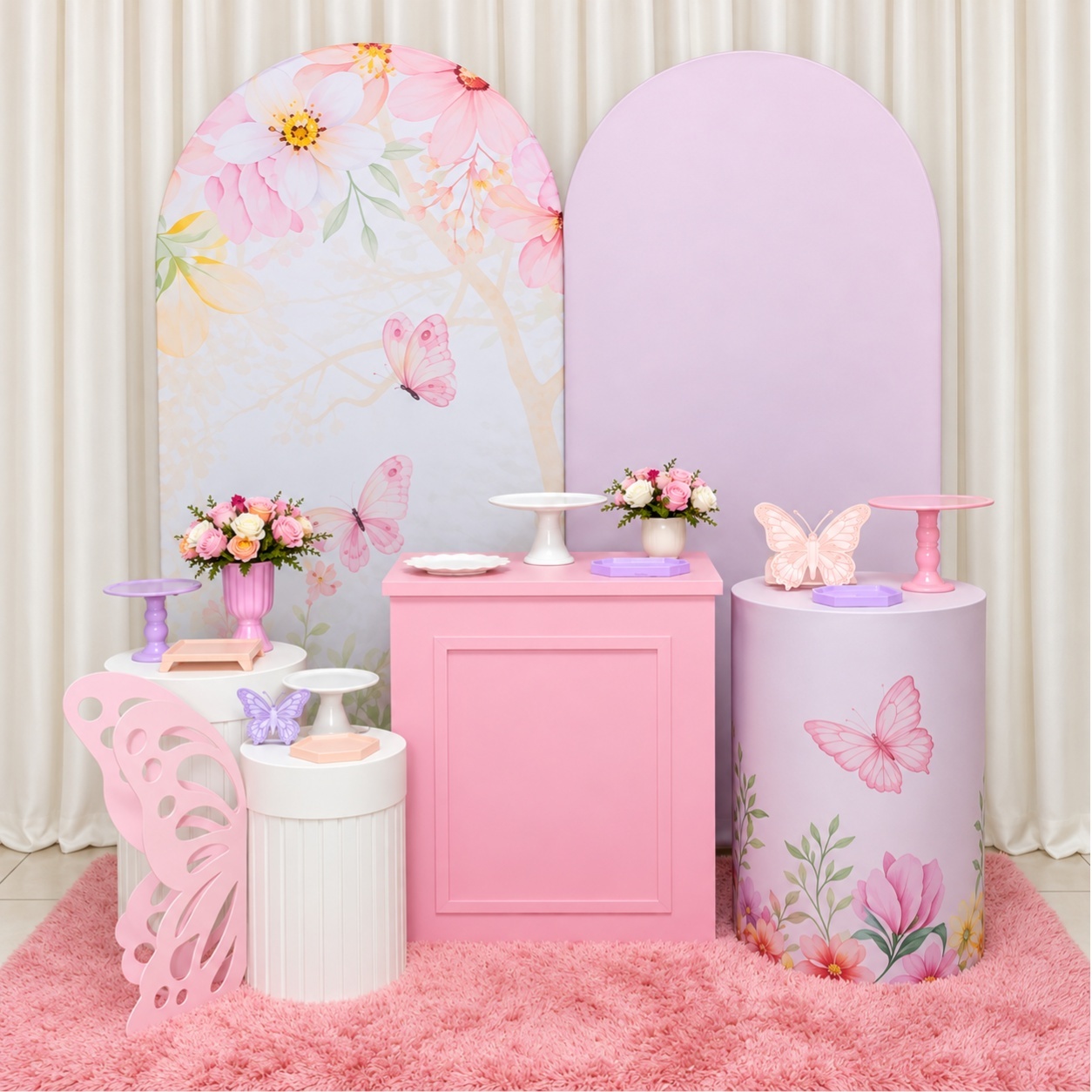 Borboletas -  Jenaina Decoração e Locação 