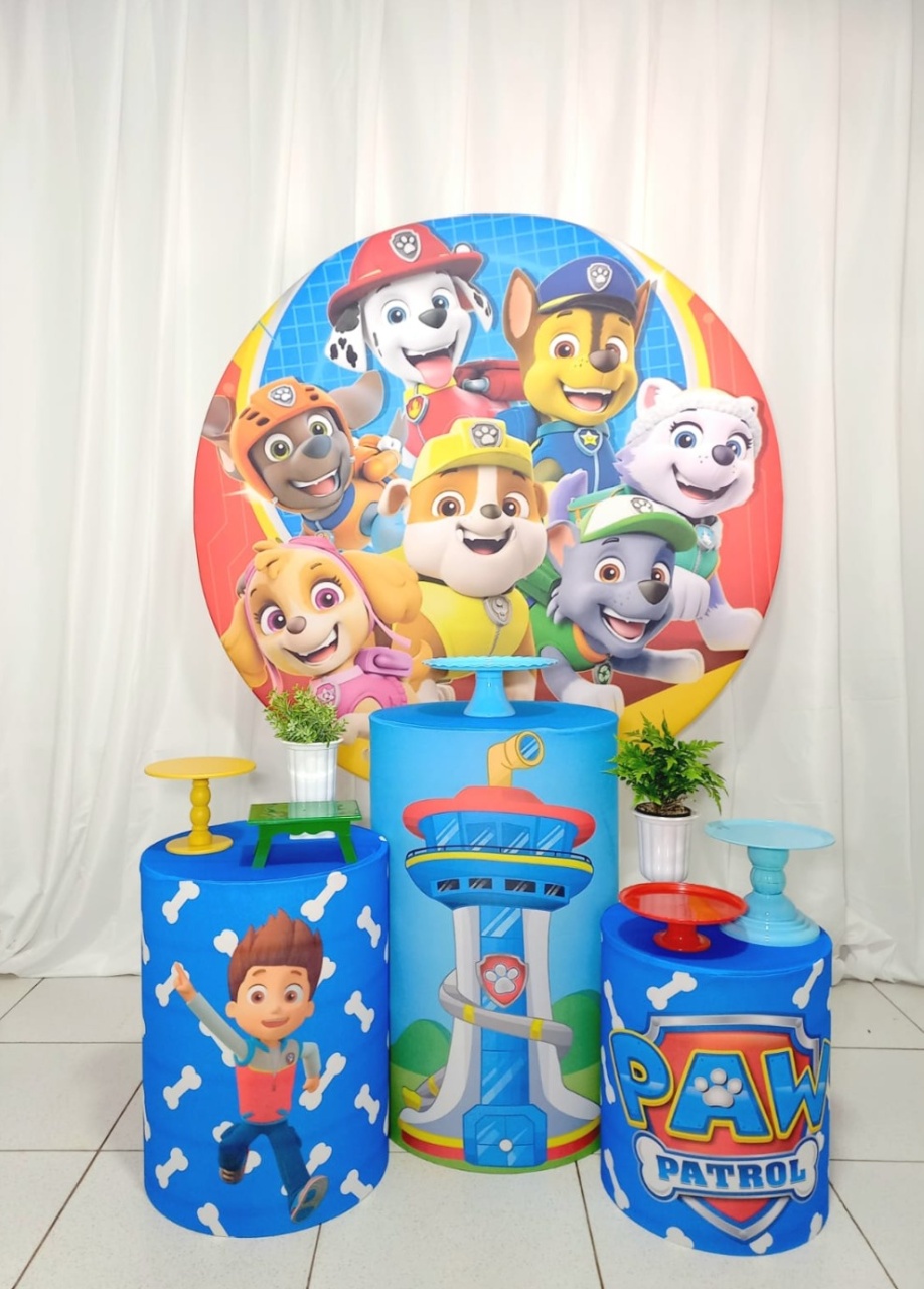 Kit Patrulha Canina Básico  -  Jenaina Decoração e Locação 