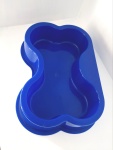 Peça de Doce Azul Formato Osso Funda - imagem 1