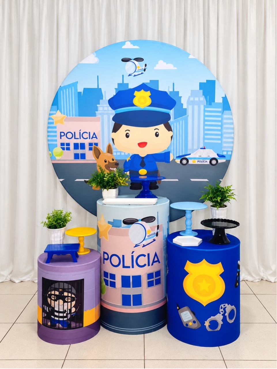 Polícia Básico -  Jenaina Decoração e Locação 