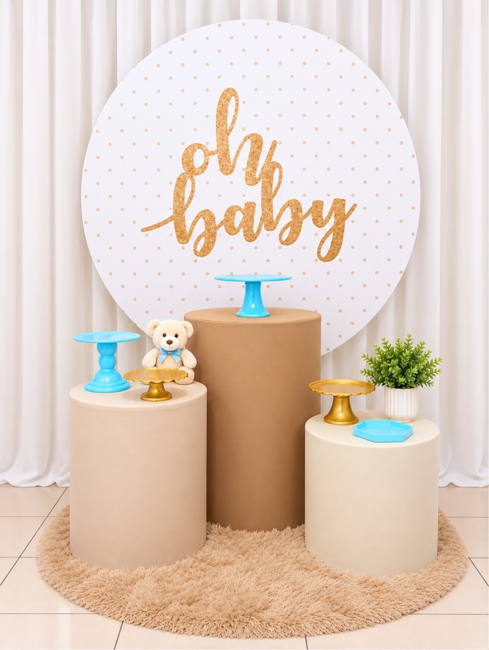 Kit Chá de Bebê -  Jenaina Decoração e Locação 