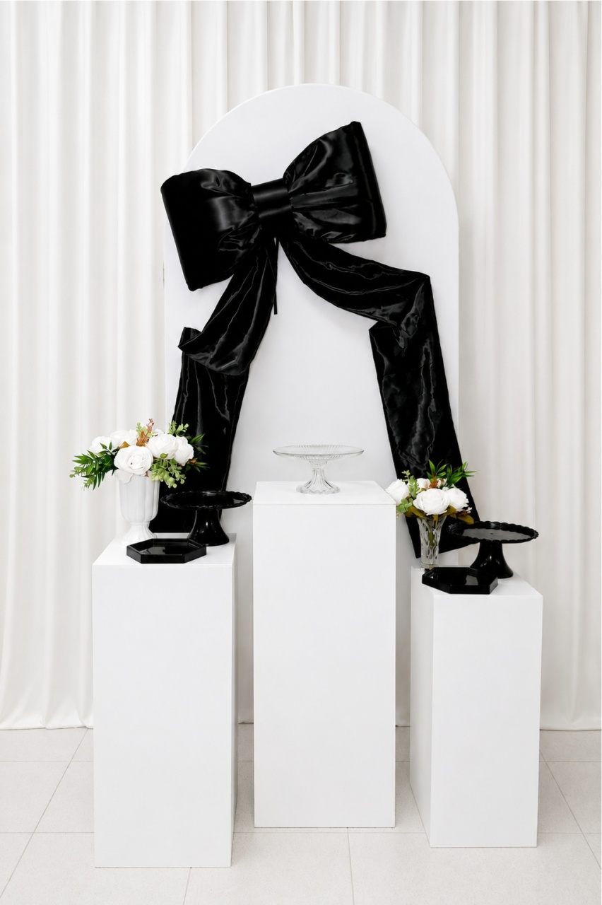 Kit Laço Preto Básico  -  Jenaina Decoração e Locação 