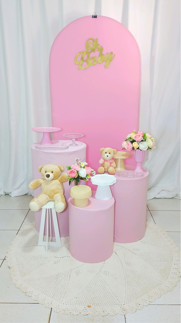 Chá de Bebê Menina -  Jenaina Decoração e Locação 