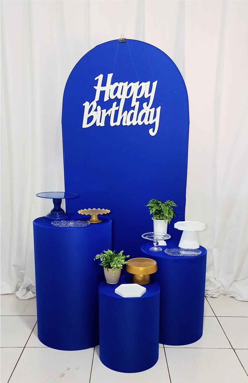 Adulto Azul Royal -  Jenaina Decoração e Locação 