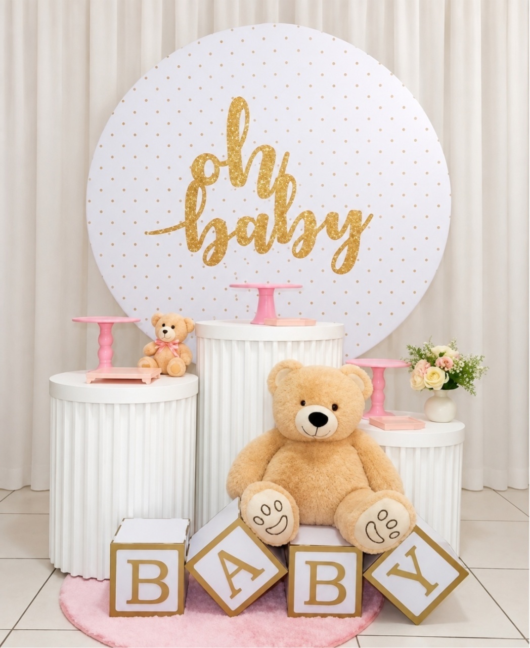 Chá de Bebê Oh Baby -  Jenaina Decoração e Locação 