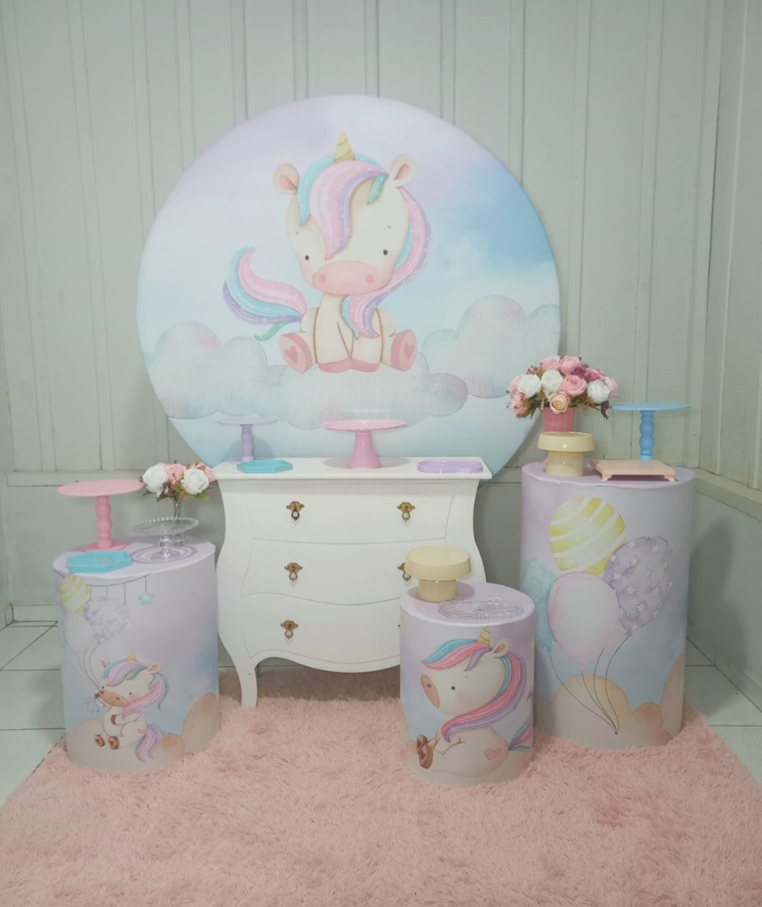 Kit Unicórnio Intermediário  -  Jenaina Decoração e Locação 