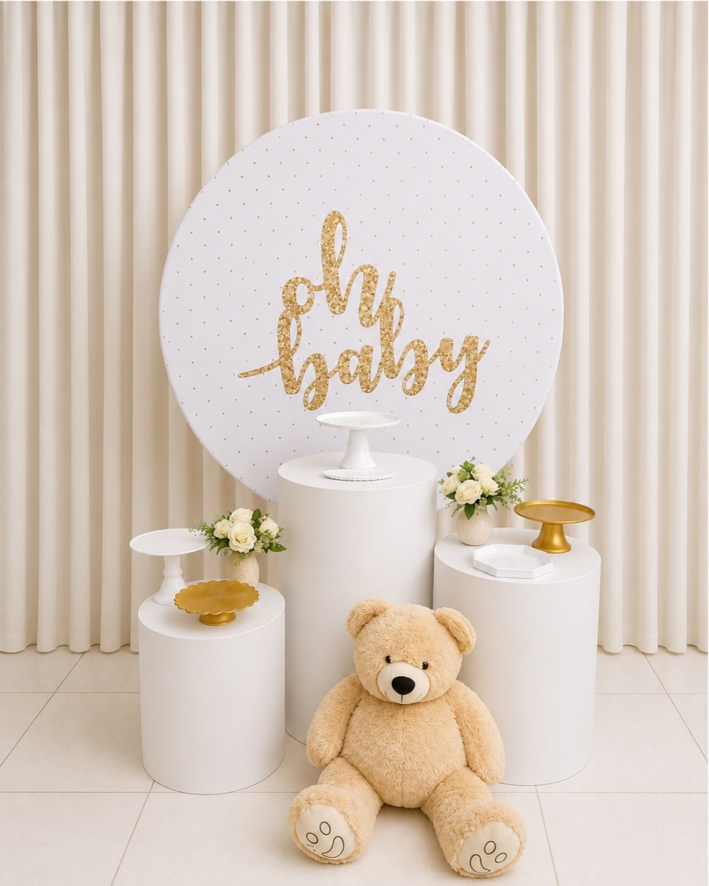 Chá de Bebê Oh Baby Menino 1 -  Jenaina Decoração e Locação 
