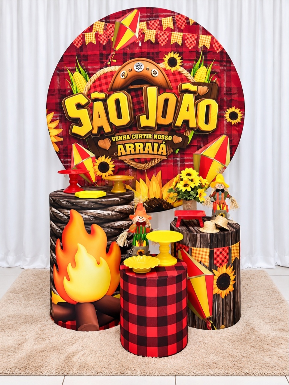Junino Adulto -  Jenaina Decoração e Locação 