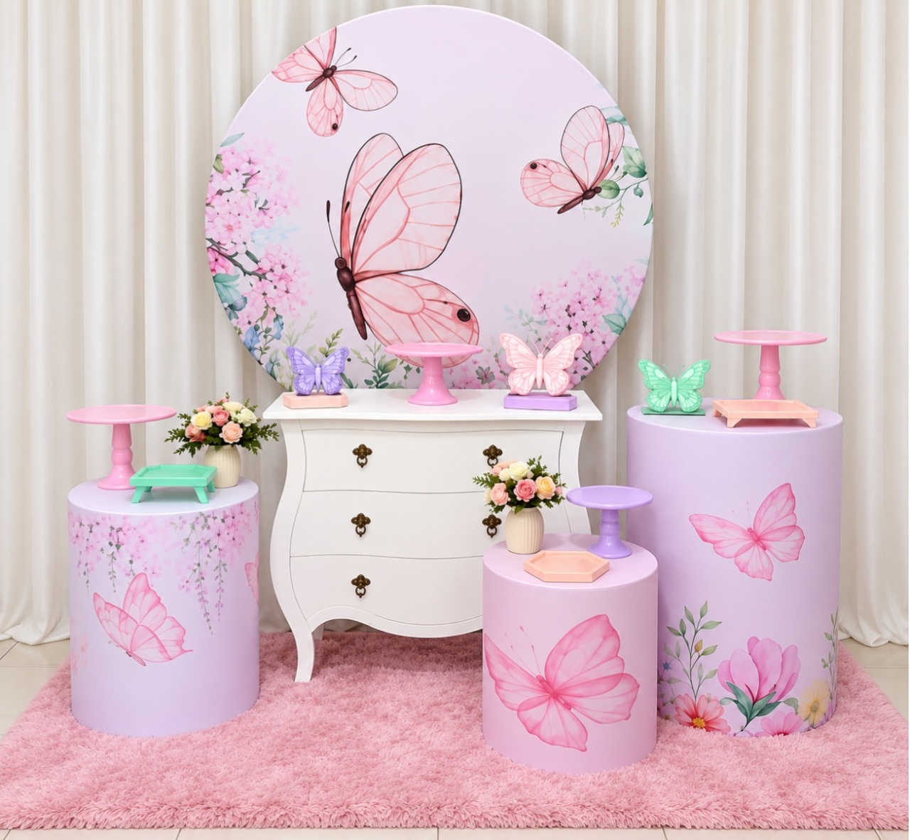 Borboletas -  Jenaina Decoração e Locação 