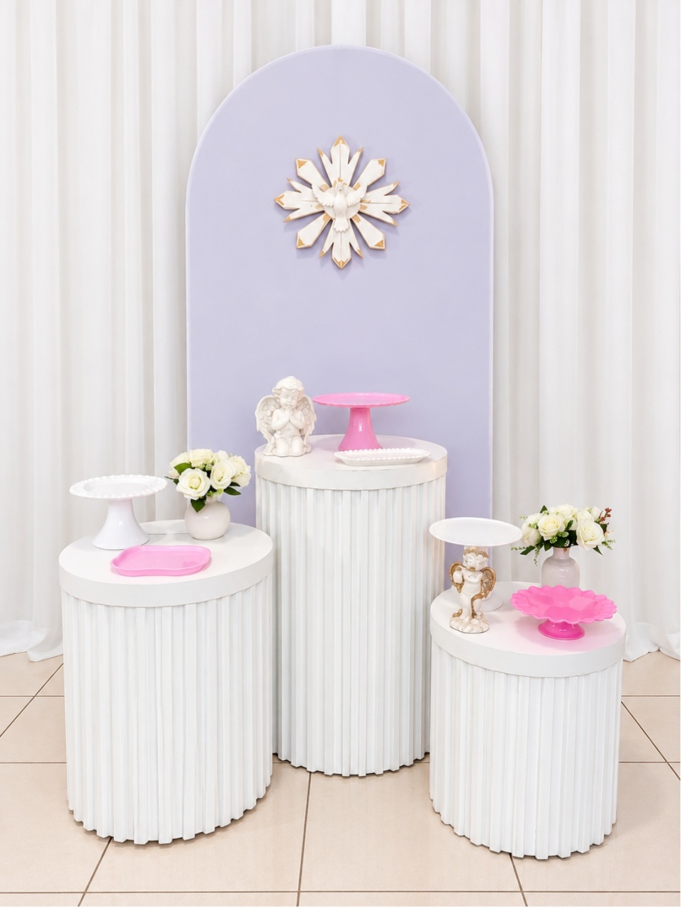 Batismo Menina -  Jenaina Decoração e Locação 