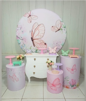 Borboletas  -  Jenaina Decoração e Locação 