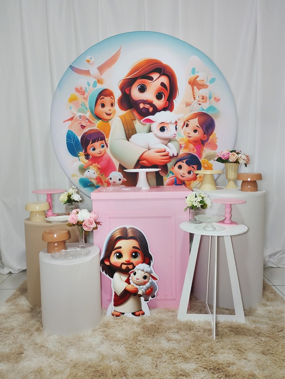 Kit Jesus E As Crianças  -  Jenaina Decoração e Locação 