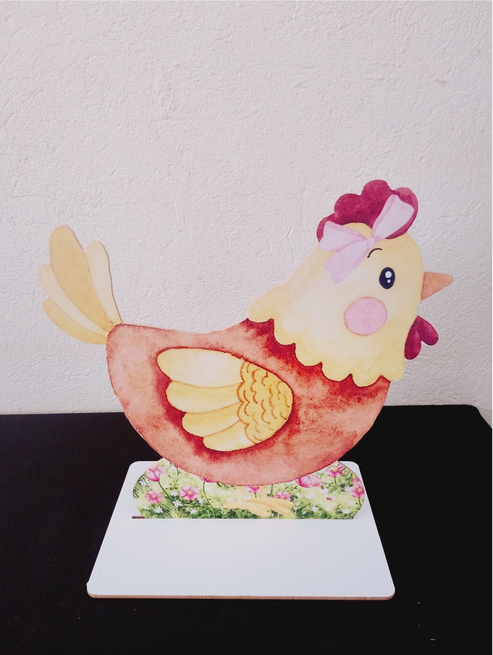 Mini Display Galinha / Lacinho -  Jenaina Decoração e Locação 