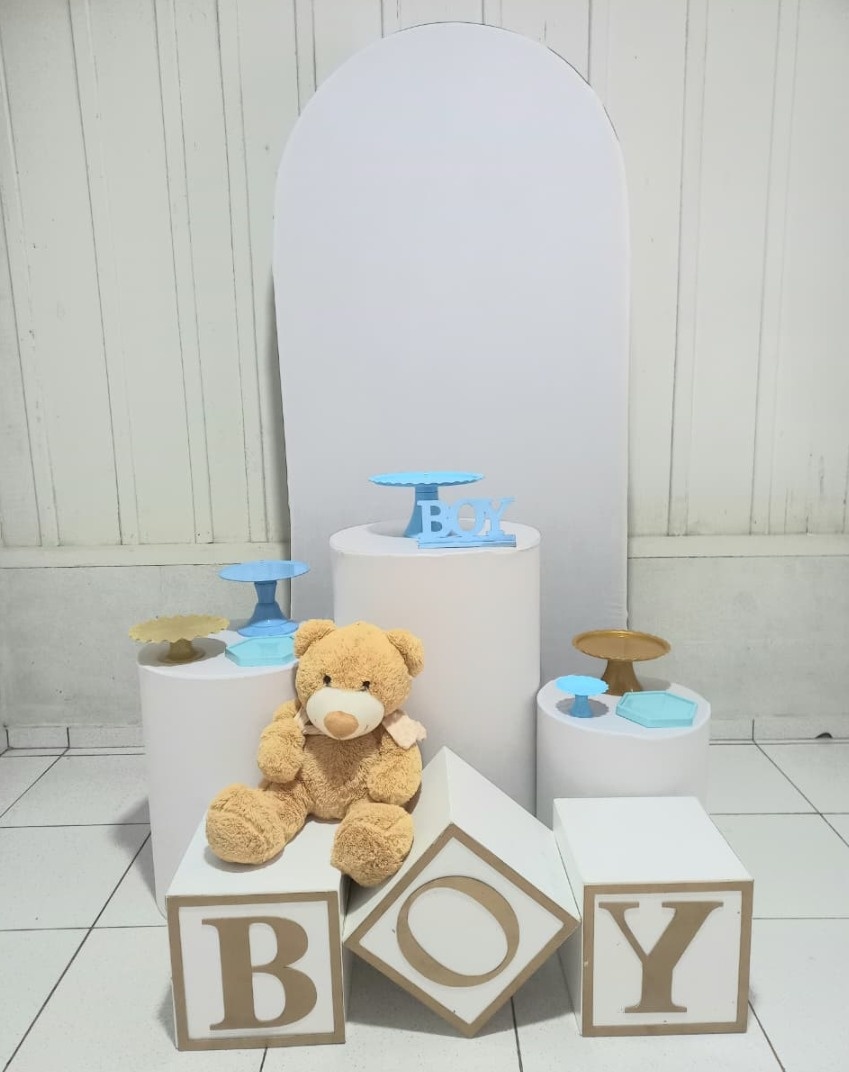 Kit Chá de Bebê Menino -  Jenaina Decoração e Locação 