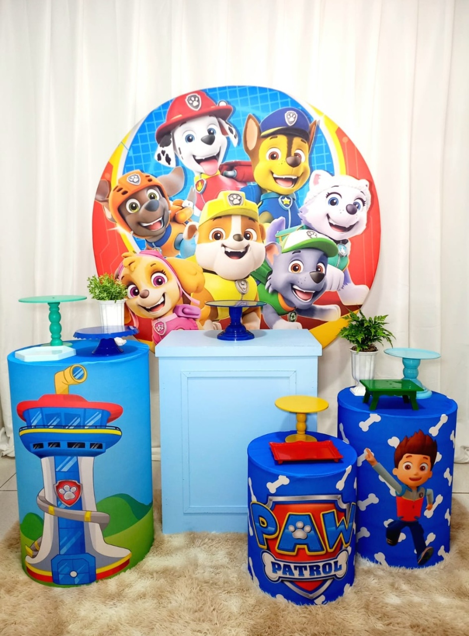 Kit Patrulha Canina Intermediário  -  Jenaina Decoração e Locação 