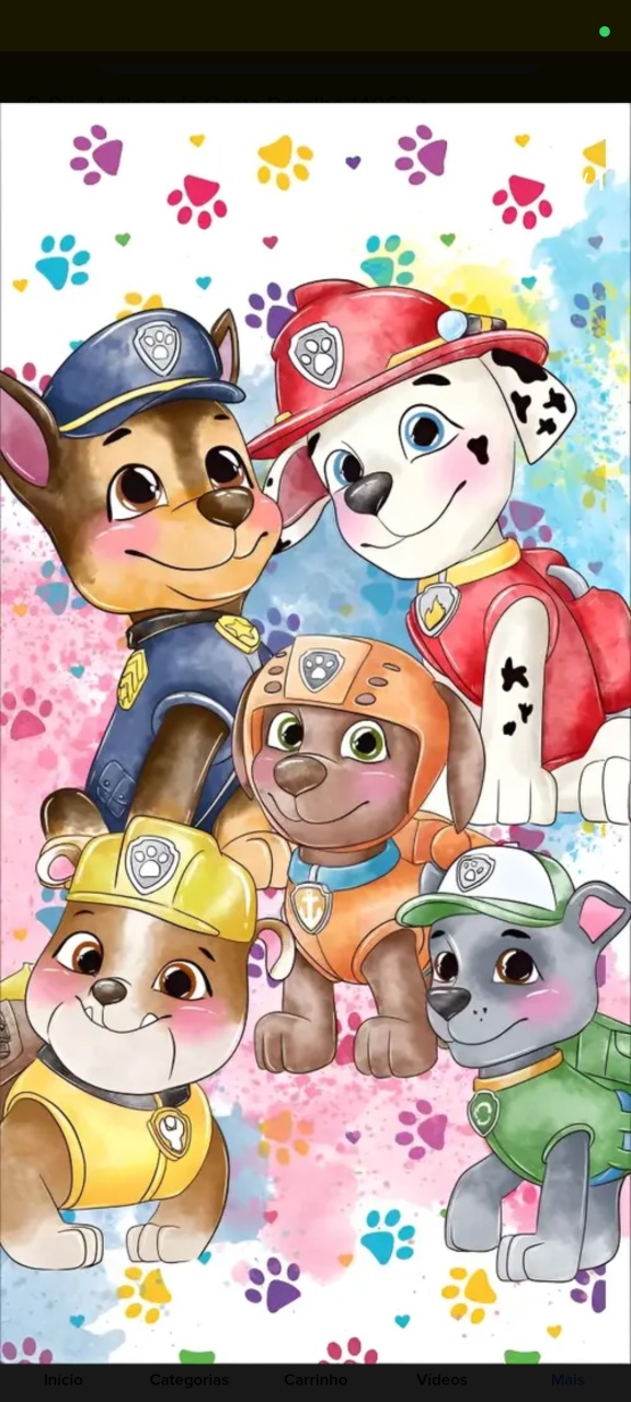 Painel Patrulha Canina 1,50 X 2.20 - SIMONE DOS REIS