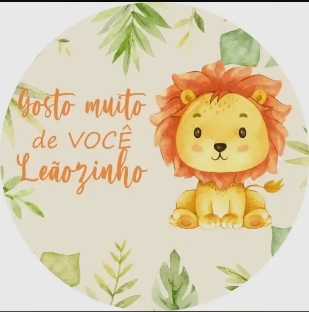 Painel Redondo 1.50 Leãozinho - SIMONE DOS REIS