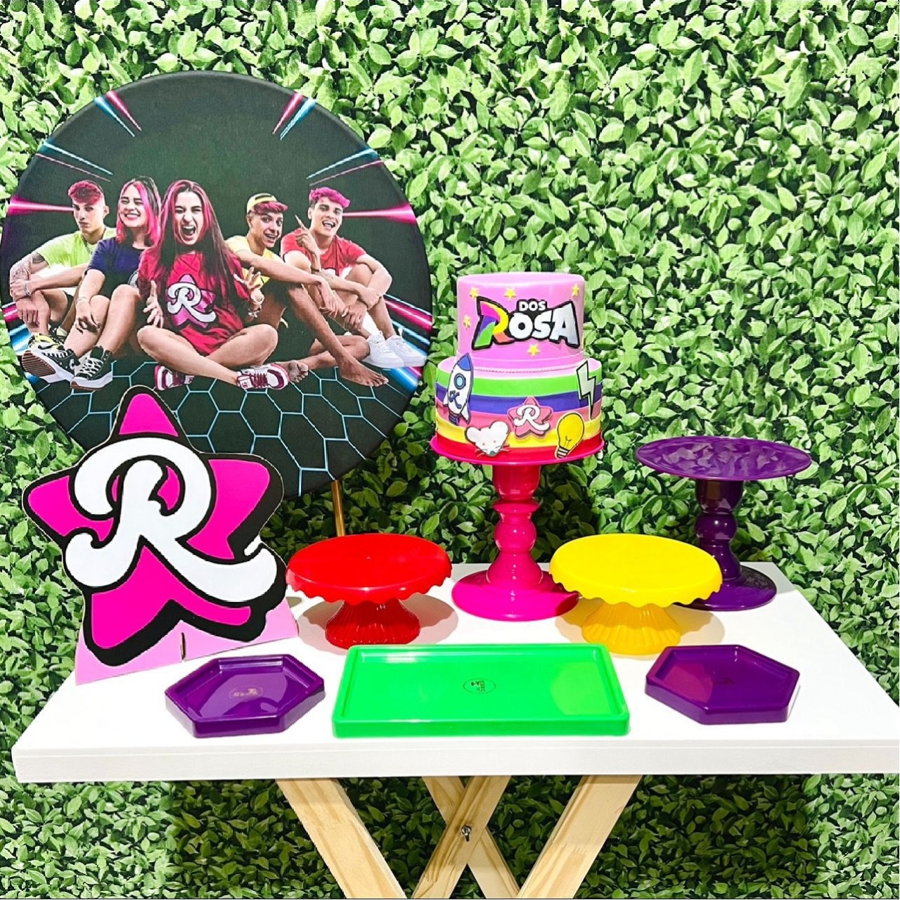 Kit de Mesa - Dos Rosas - Léo Borges 
