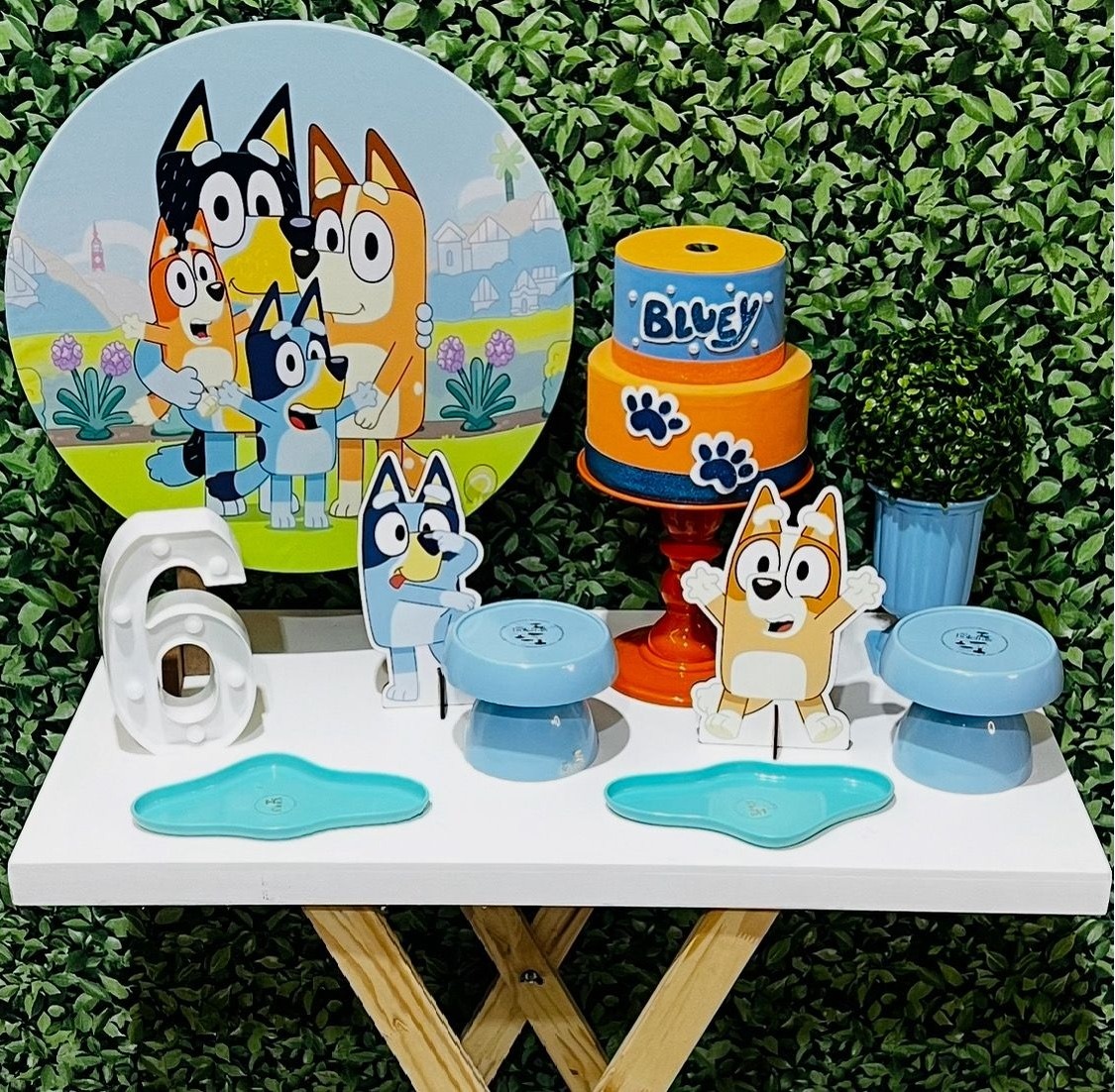 Kit de Mesa - Bluey - Léo Borges 