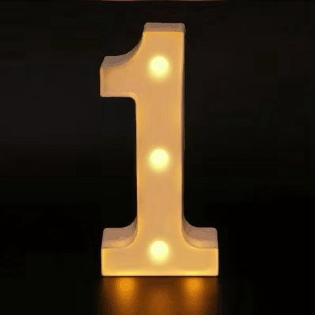 Número de Led 1- 21Cm - Léo Borges 