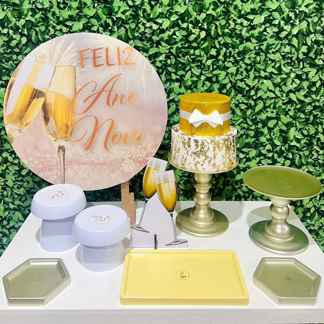 Kit de Mesa - Feliz Ano Novo  - Léo Borges 