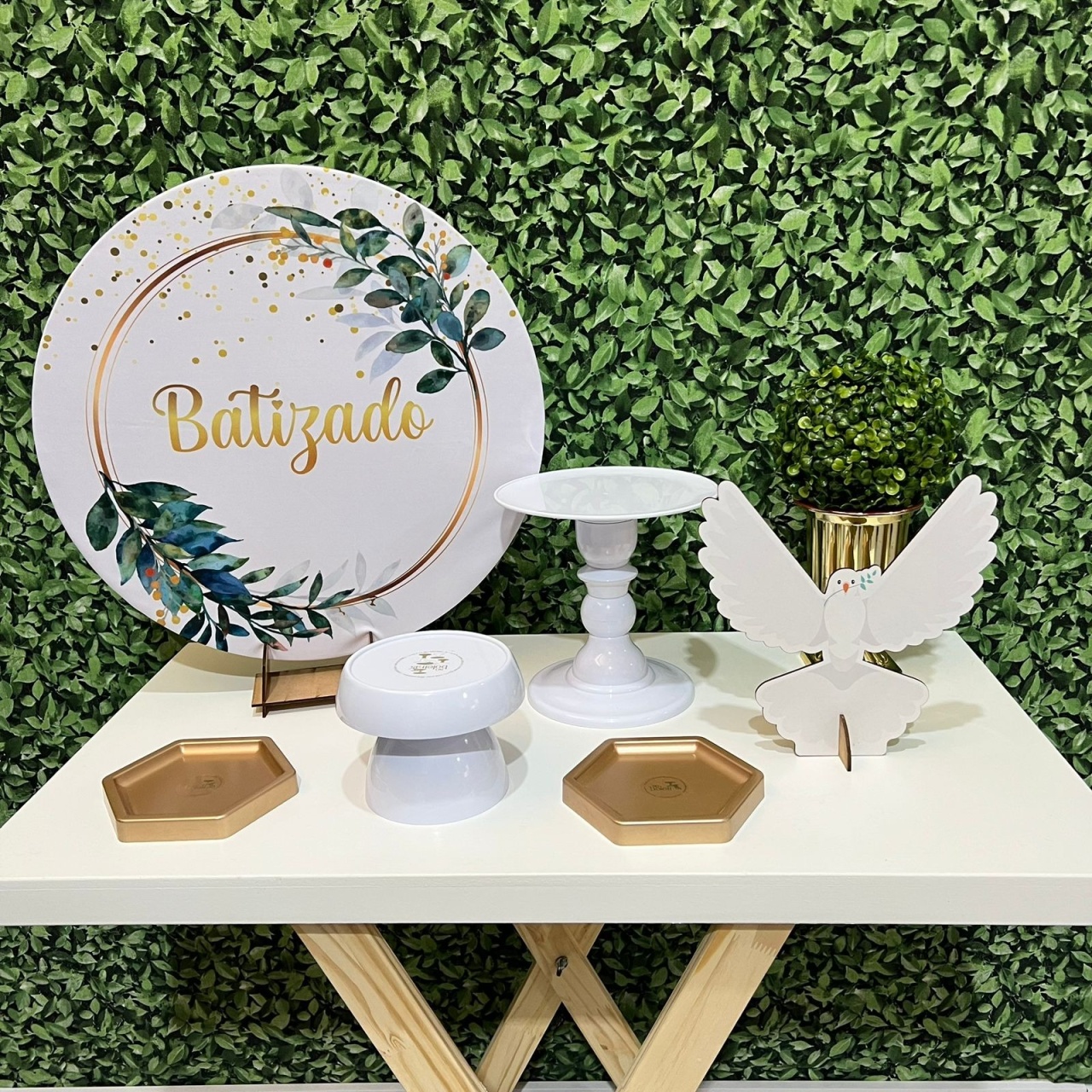 Kit de Mesa - Batizado - Léo Borges 