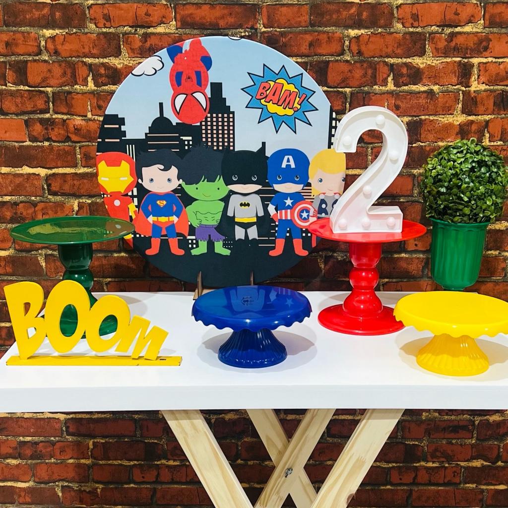 Kit de Mesa - Vingadores Baby - Léo Borges 