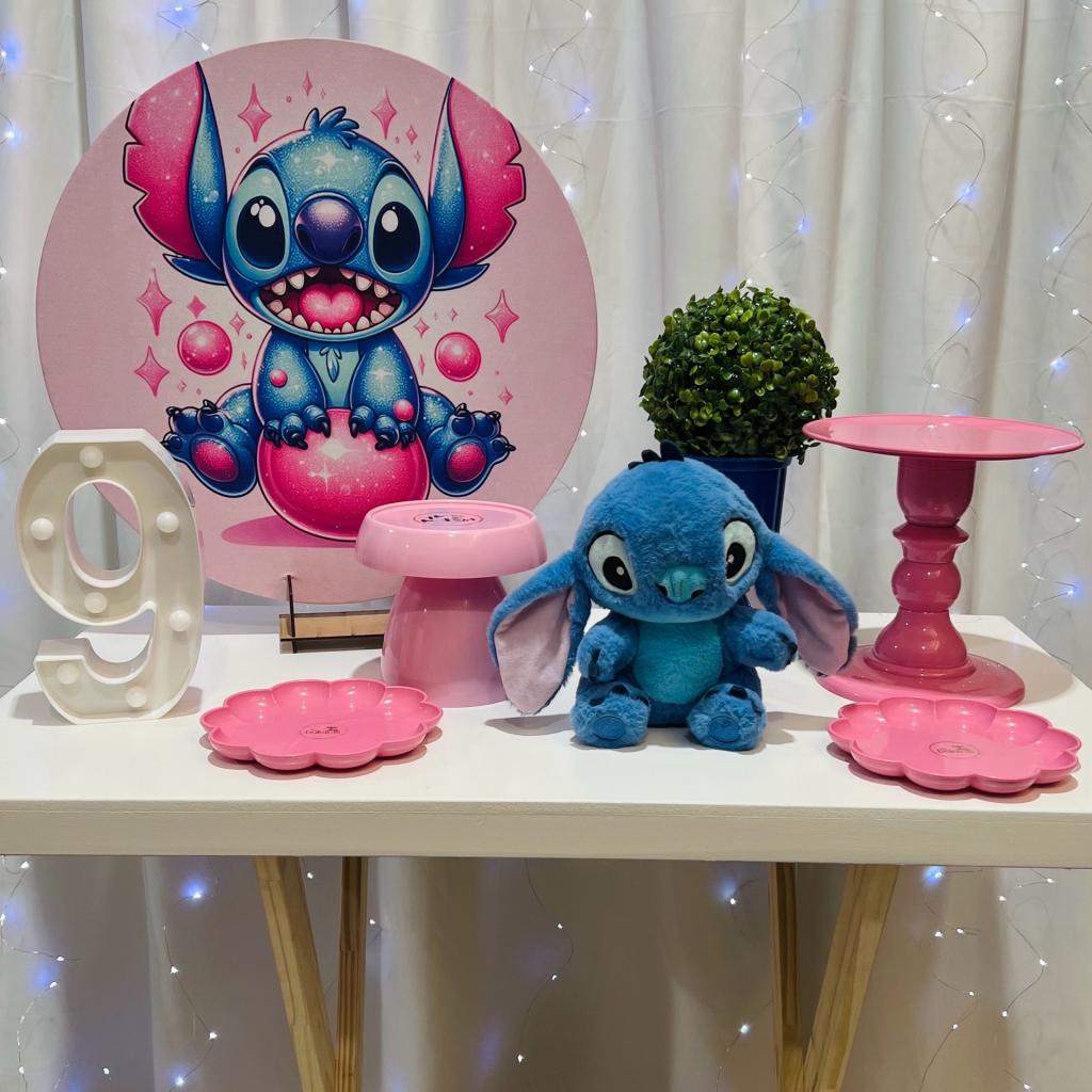 Kit de Mesa - Stitch Candy - Léo Borges 