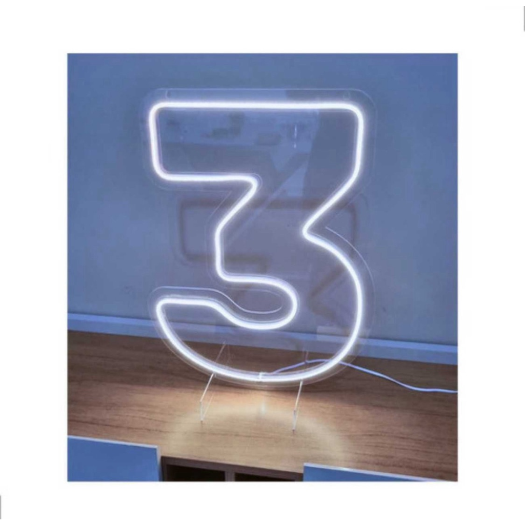 Número de Led 3 - 50Cm - Léo Borges 