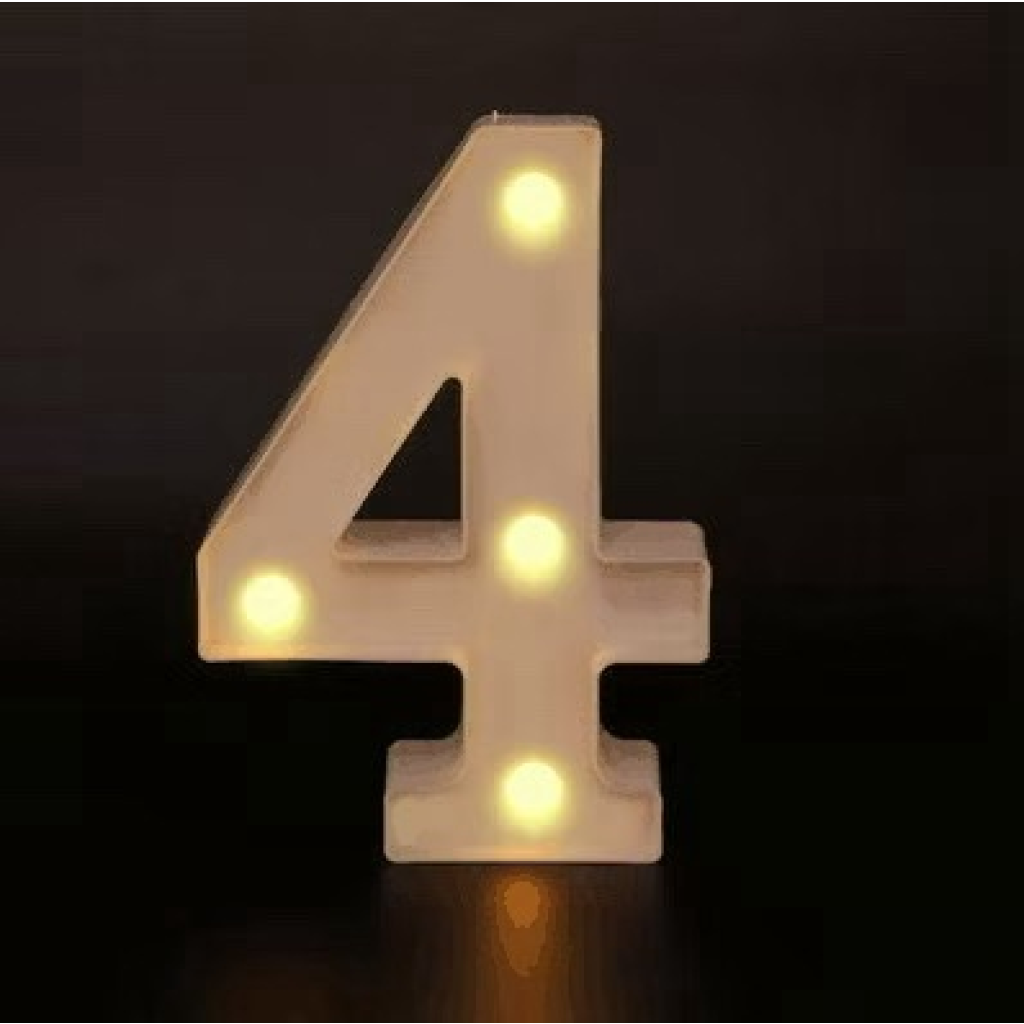Número de Led 4- 21Cm - Léo Borges 