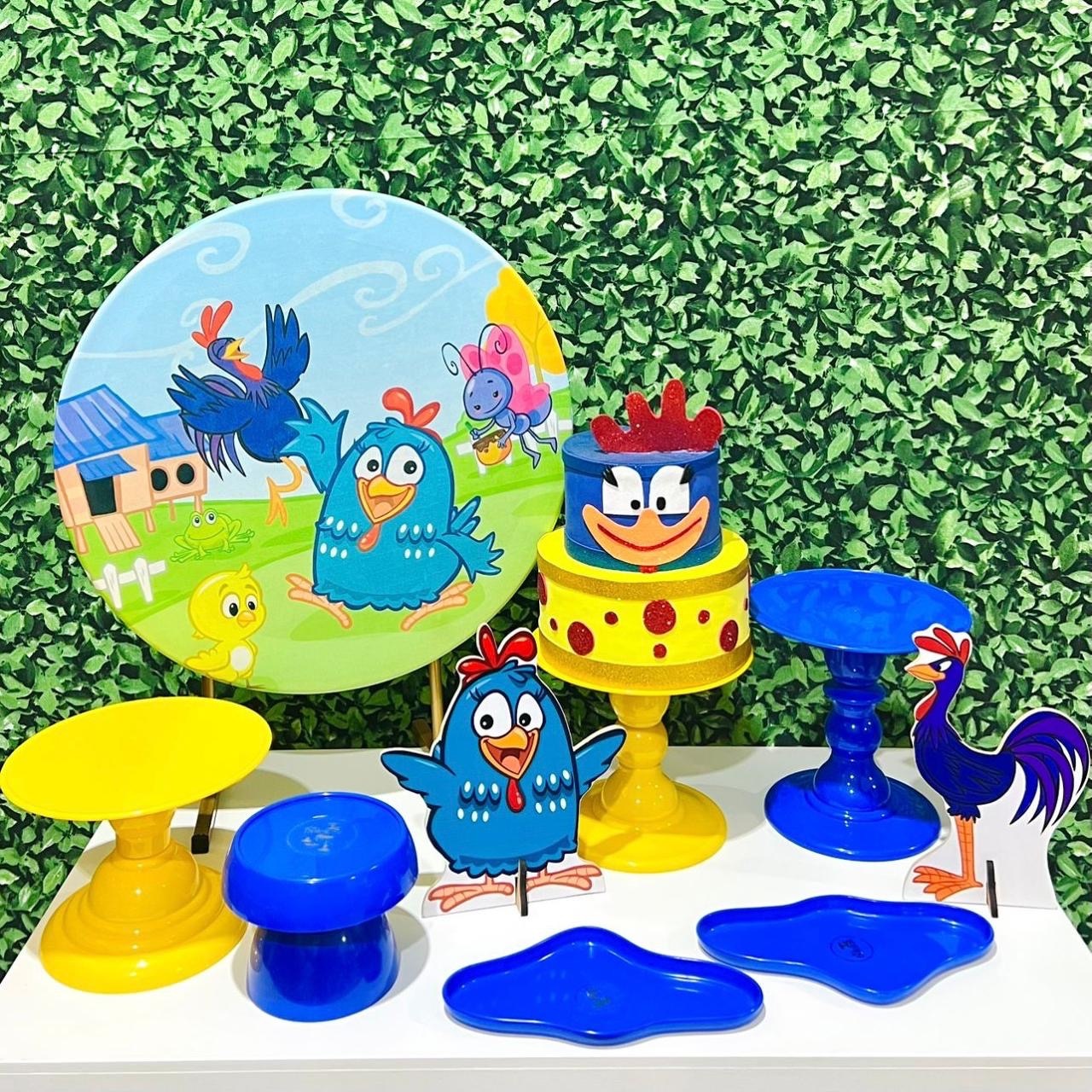 Kit de Mesa - Galinha Pintadinha  - Léo Borges 