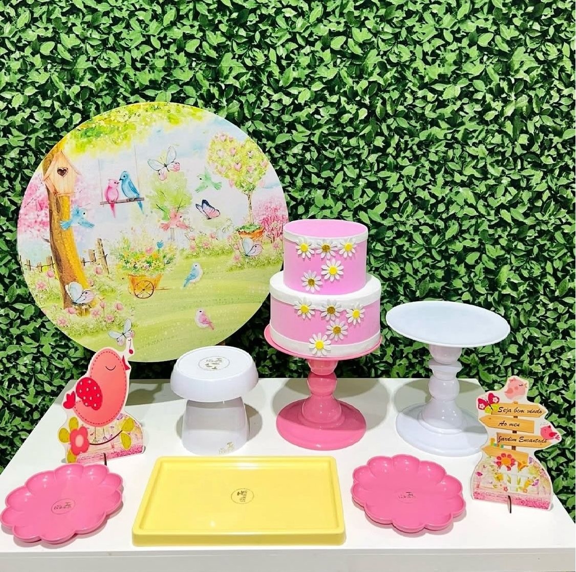 Kit de Mesa - Jardim Encantado  - Léo Borges 