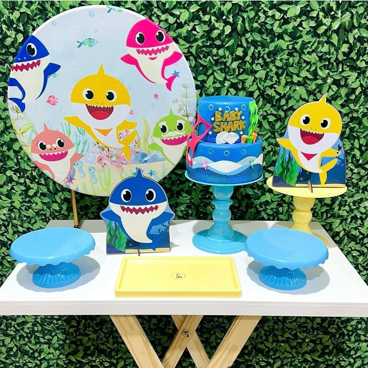 Kit de Mesa - Baby Shark  - Léo Borges 