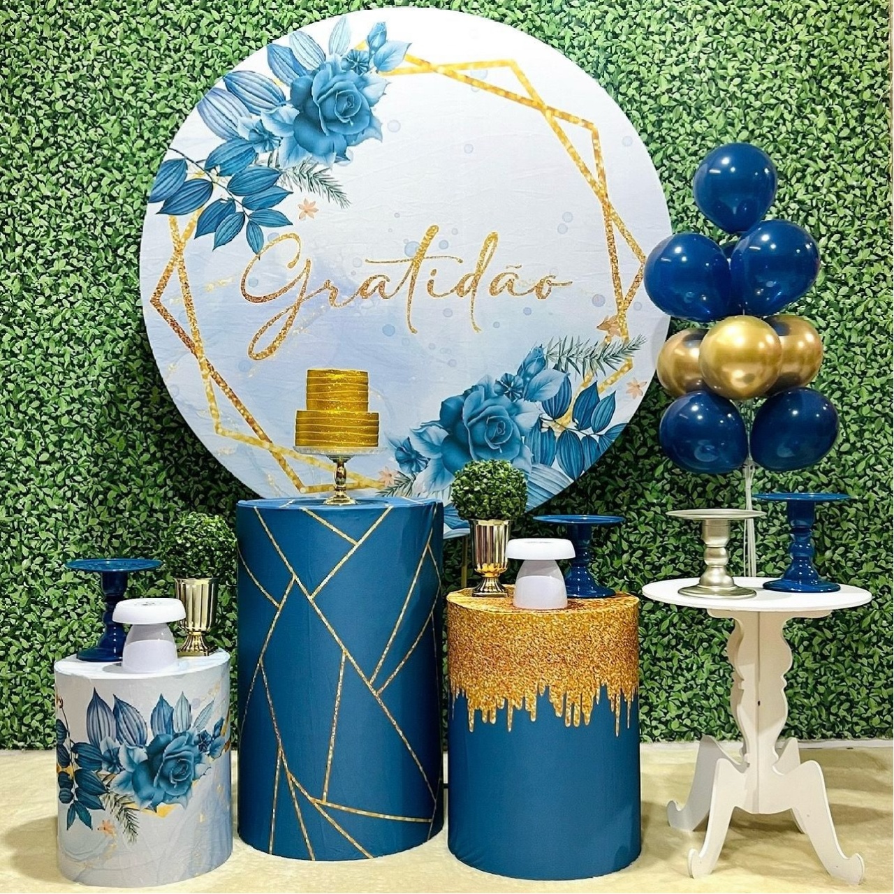 Gratidão Azul E Dourado - Léo Borges 