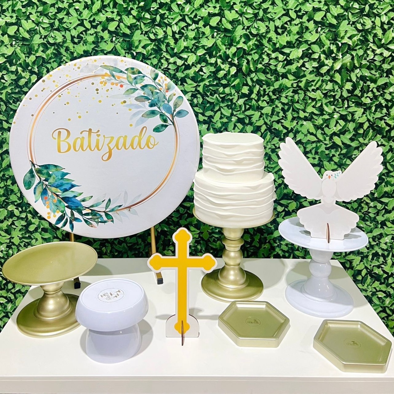Kit de Mesa - Batizado  - Léo Borges 
