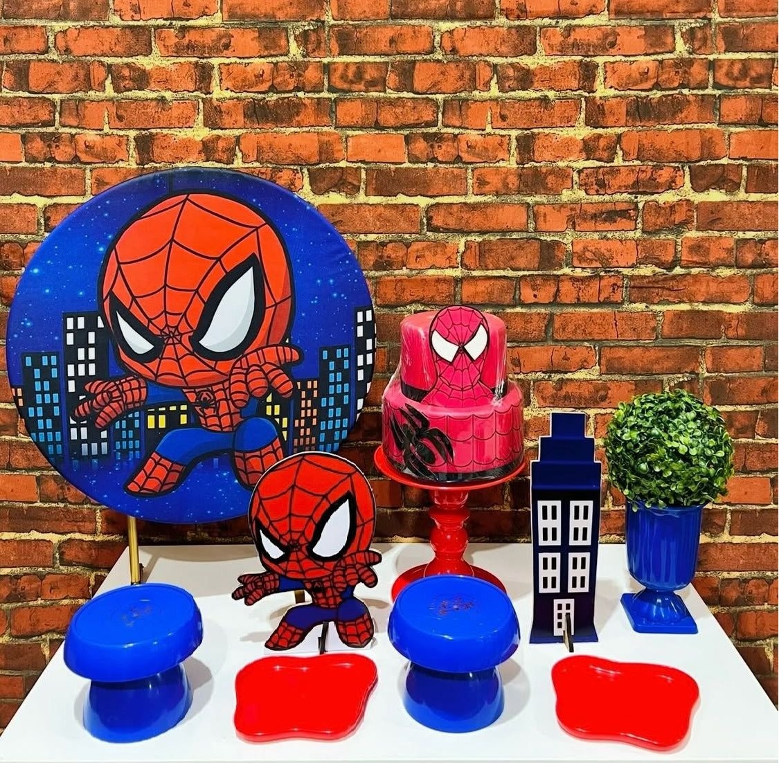 Kit de Mesa - Homem Aranha Baby - Léo Borges 