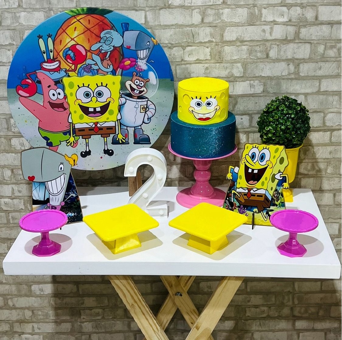 Kit de Mesa - Bob Esponja Menina - Léo Borges 